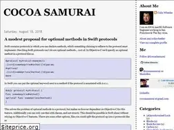 Sites similar to cocoasamurai.blogspot.com