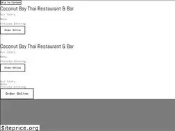 Sites similar to coconutbaythai.com