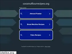 Sites similar to coconutflourrecipes.org