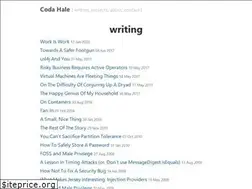 Sites similar to codahale.com