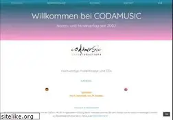 Sites similar to codamusic.de