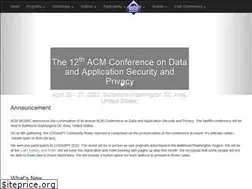 Sites similar to codaspy.org