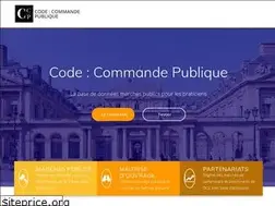 Sites similar to code-commande-publique.com