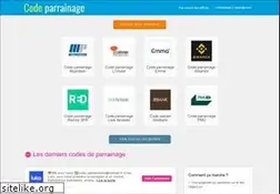 Sites similar to code-parrainage.net