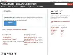 Sites similar to code.activestate.com