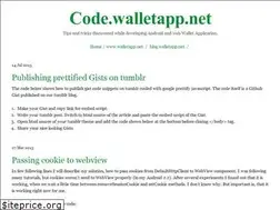Sites similar to code.walletapp.net
