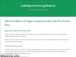 Sites similar to code4puertorico.org