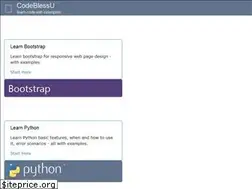 Sites similar to codeblessu.com