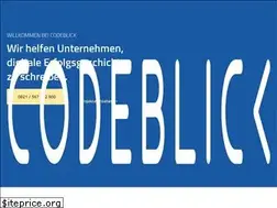 Sites similar to codeblick.de