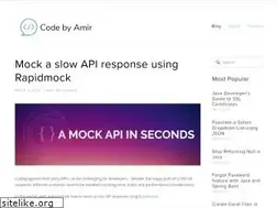 Sites similar to codebyamir.com