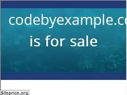 Sites similar to codebyexample.com