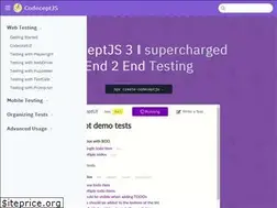 Sites similar to codecept.io
