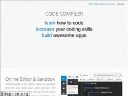 Sites similar to codecompiler.org