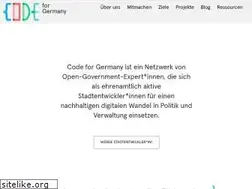 Sites similar to codefor.de