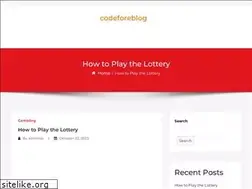 Sites similar to codeforeblog.com