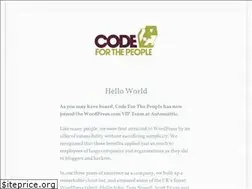 Sites similar to codeforthepeople.com