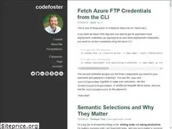 Sites similar to codefoster.com
