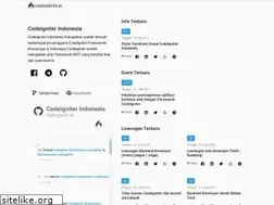 Sites similar to codeigniter-id.github.io