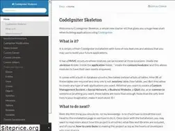 Sites similar to codeigniter-skeleton.readthedocs.io