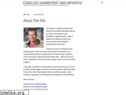 Sites similar to codelesssharepointinfopath.com