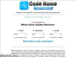 Sites similar to codenamegenerator.com