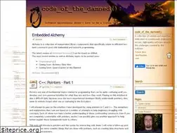 Sites similar to codeofthedamned.com