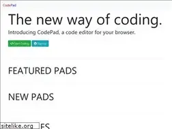 Sites similar to codepad.site