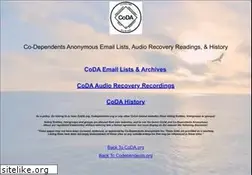 Sites similar to codependents.org