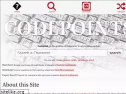 Sites similar to codepoints.net