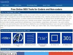 Sites similar to coderseo.com
