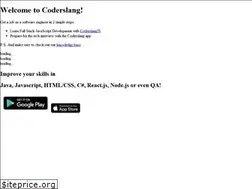 Sites similar to coderslang.com