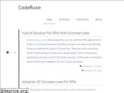 Sites similar to coderuse.com