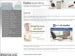 Sites similar to codes-sa.co.za