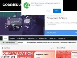 Sites similar to codes4education.com