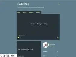 Sites similar to codesbug.blogspot.com
