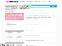 Sites similar to codesecrets.tumblr.com