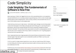 Sites similar to codesimplicity.com