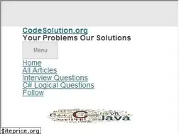 Sites similar to codesolution.org