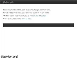 Sites similar to codesscripts.fr