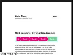 Sites similar to codetheory.in