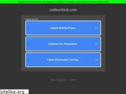 Sites similar to codeunlock.com