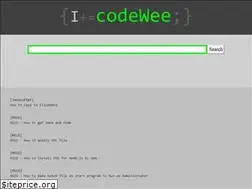 Sites similar to codewee.com