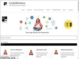 Sites similar to codewindow.in
