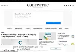 Sites similar to codewithc.com