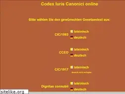 Sites similar to codex-iuris-canonici.de