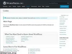 Sites similar to codex.wordpress.org