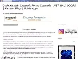 Sites similar to codexamarin.blogspot.com