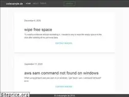Sites similar to codexample.de