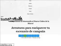 Sites similar to codexdelamarca.com