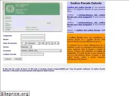 Sites similar to codicefiscalecalcolo.net
